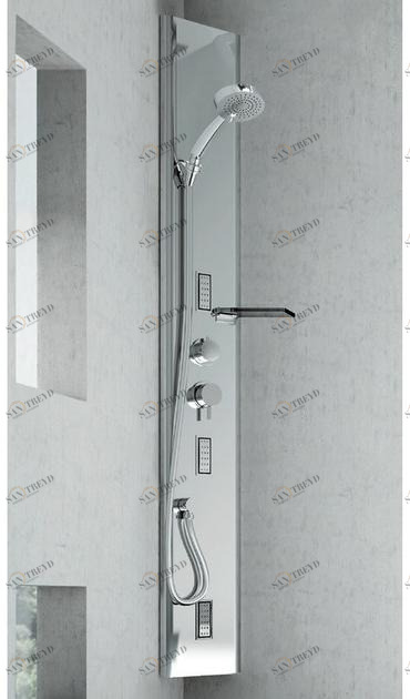 Gruppo Geromin Многофункциональная угловая душевая стойка из стали Quarantacinque sun-id-1373654