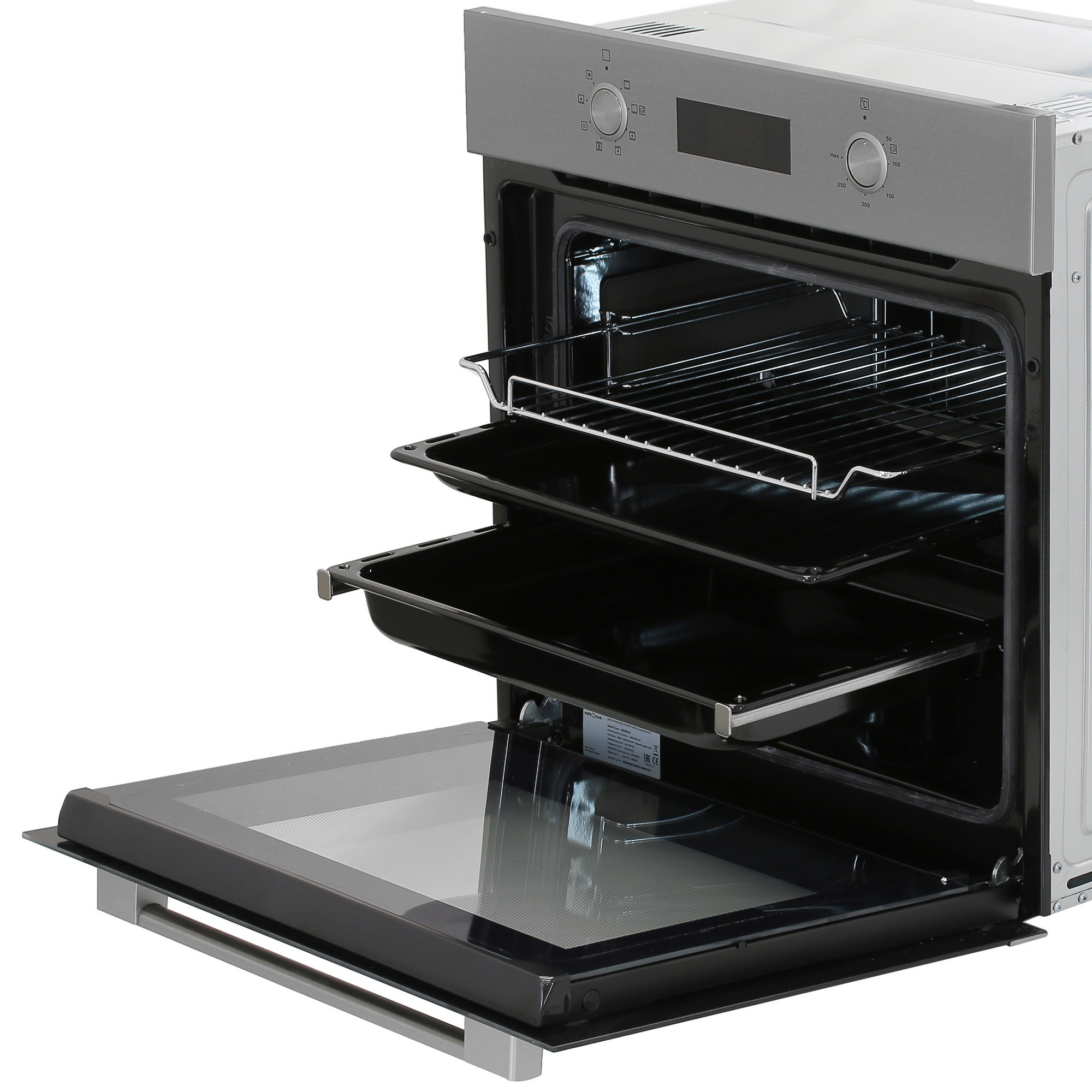 5367671 Электрический духовой шкаф KRONA STEFANO 60 IX серебристый KRONA1 STDN-0008094 - Вид №6