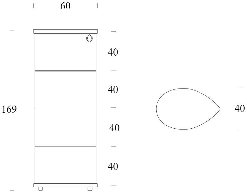 Tonin Casa Витрина со встроенным освещением  T6427  - Вид №2
