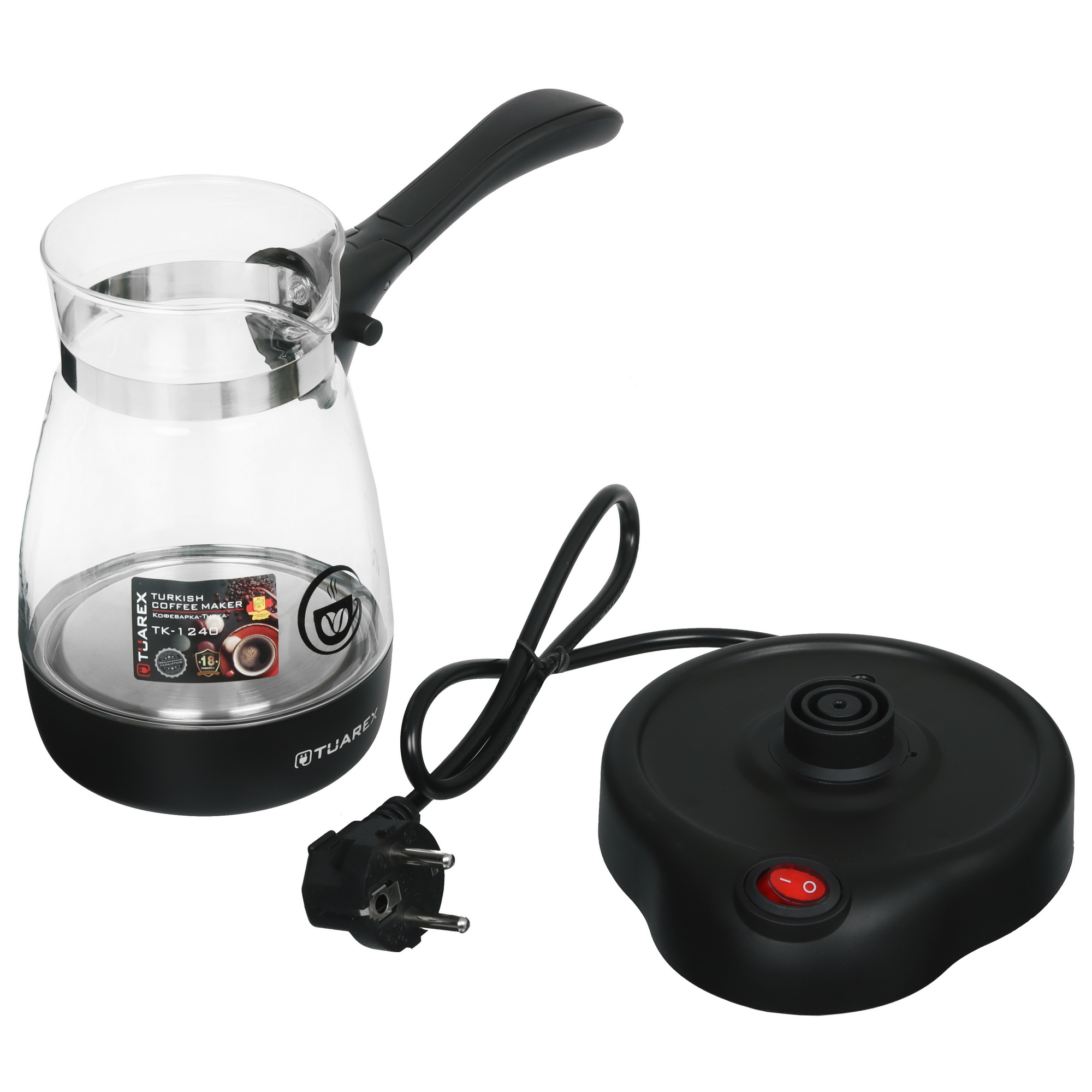 9081209 Электрическая турка Tuarex TK-1240 черный STDN-0131057 - Вид №3