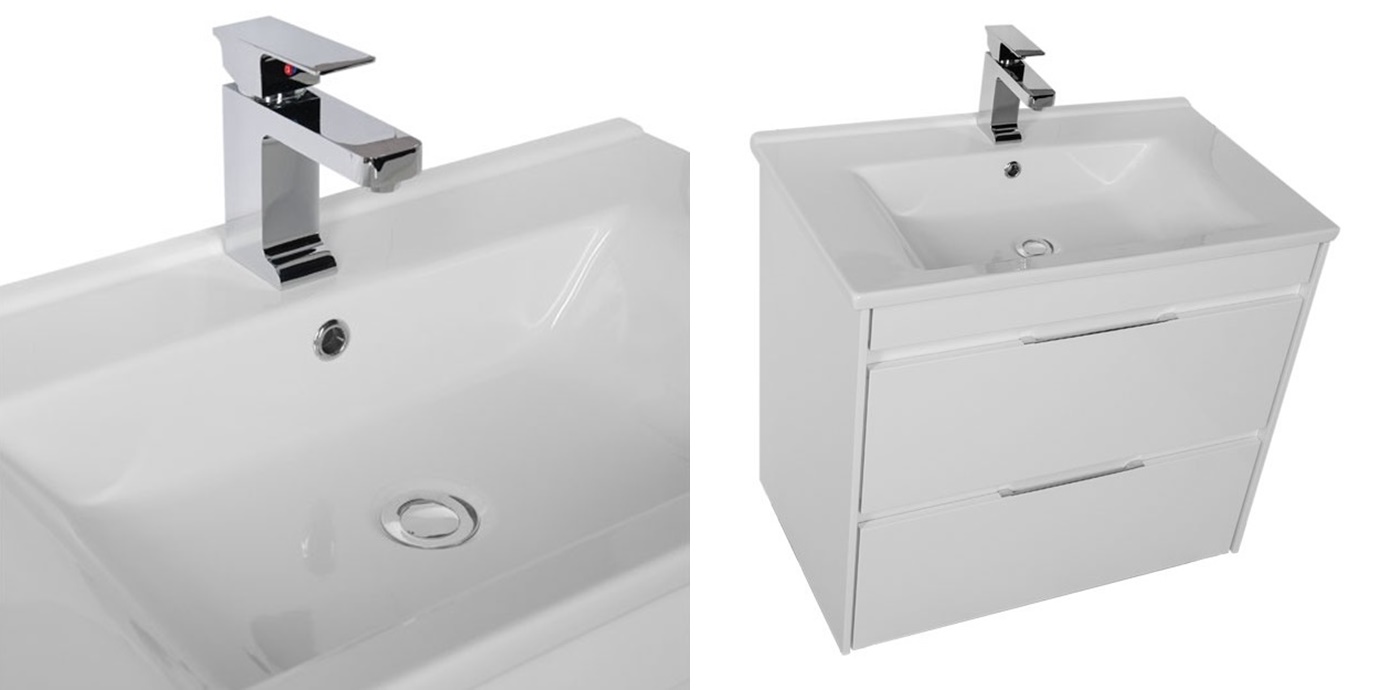 Комплект мебели Aquanet Тулон 75 белый 00183626 - Вид №4