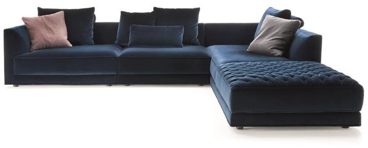 Frigerio Salotti Модульный тканевый диван с полкой для журналов Miller sun-id-1385435 - Вид №1