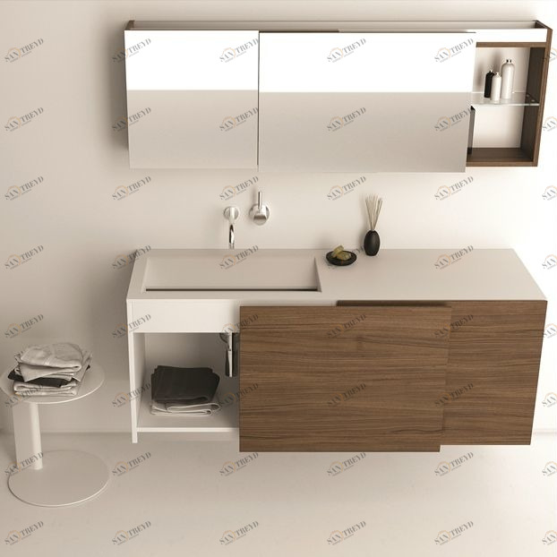 Moma Design Тумба подвесная с раздвижными дверками 1400 Emotion Slide 500 дуб натур S45026145RN