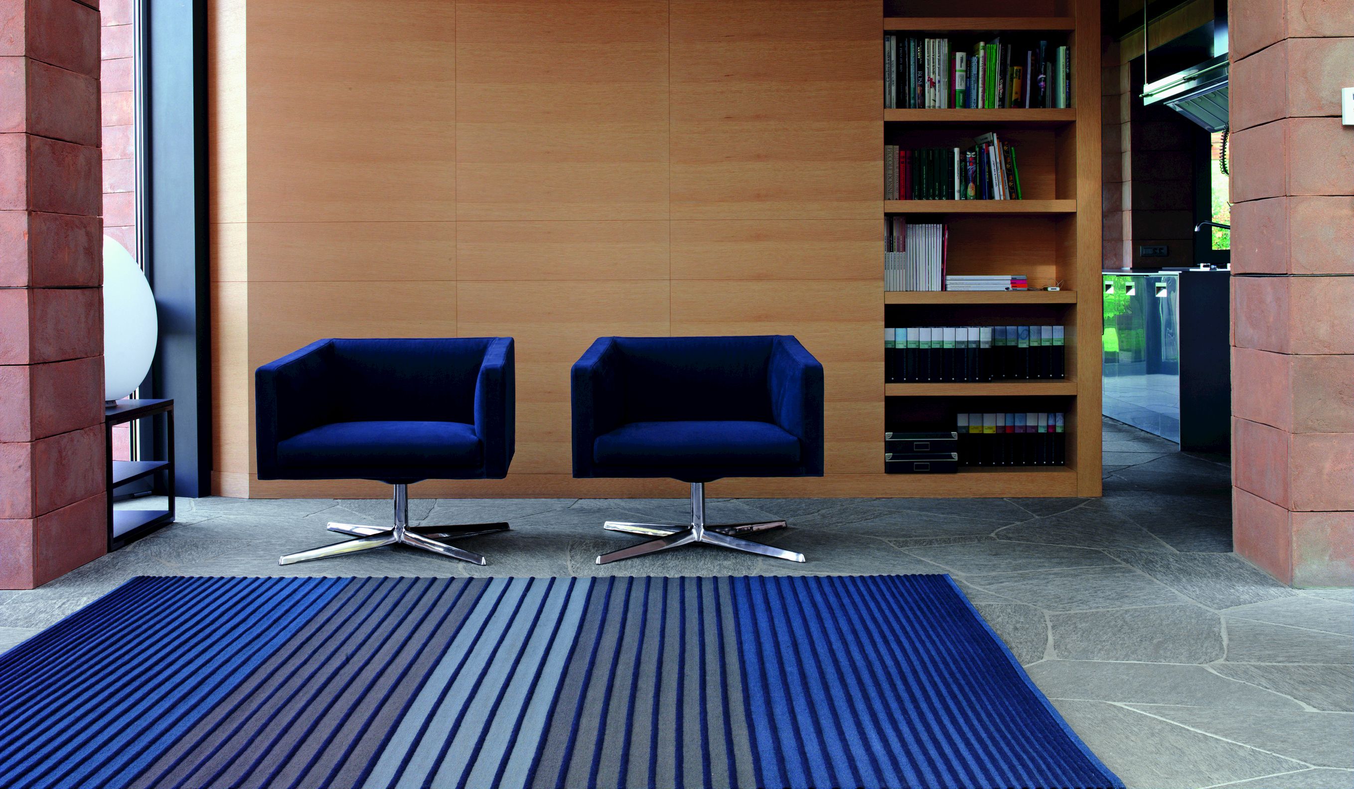 Съемное кресло со спицами из ткани Verzelloni Cubica ARCH-00020822 - Вид №1