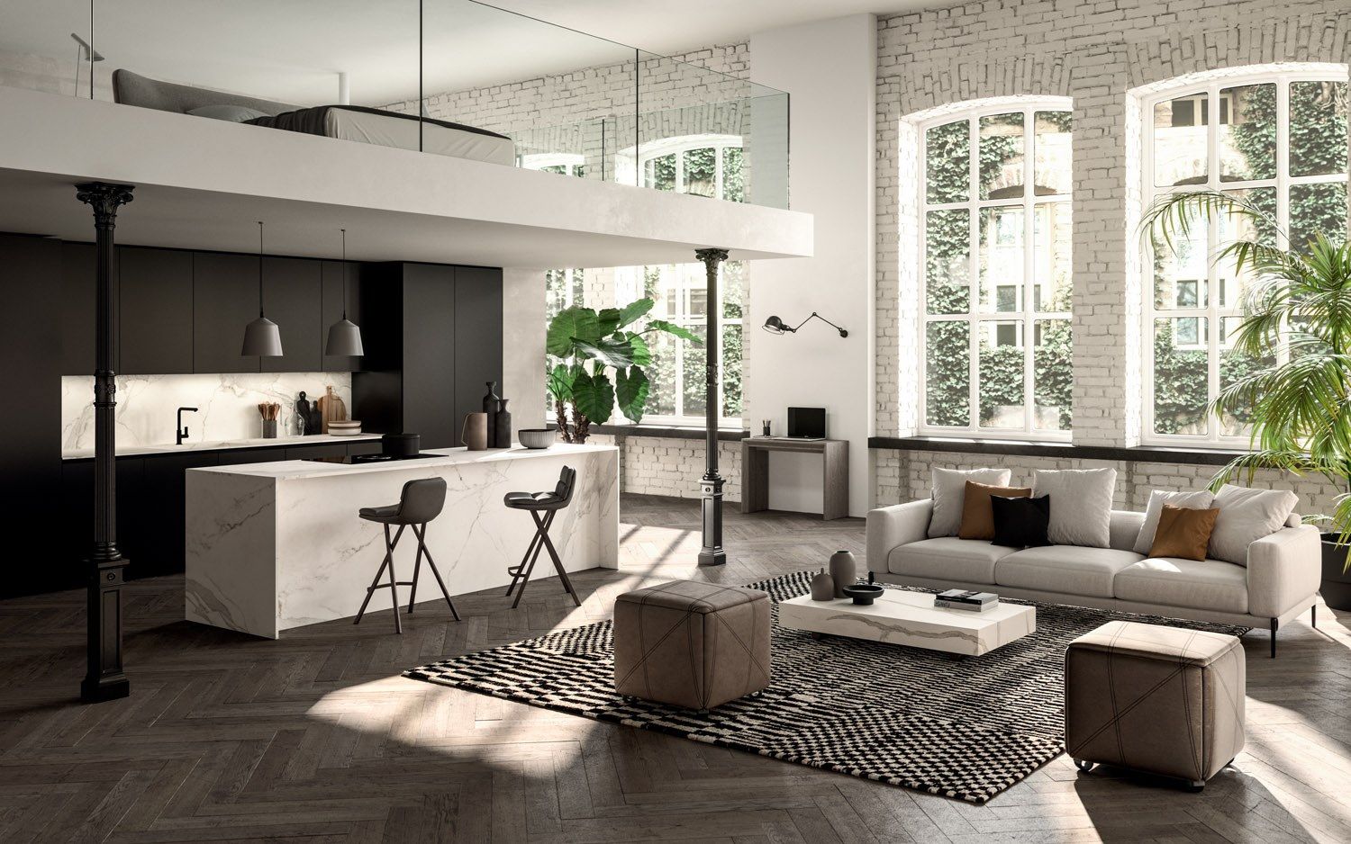 Регулируемый по высоте выдвижной журнальный столик Ozzio Italia BOX ARCH-00146172 - Вид №2