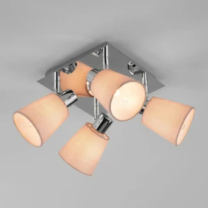 Потолочный светильник бежевый Eurosvet 20080/4 EUROSVET CULVER 00-3924550 Бежевый