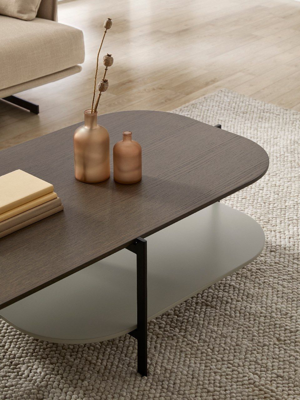 Низкий журнальный столик с журнальной стойкой Kendo Mobiliario ARCH-00072287 - Вид №3