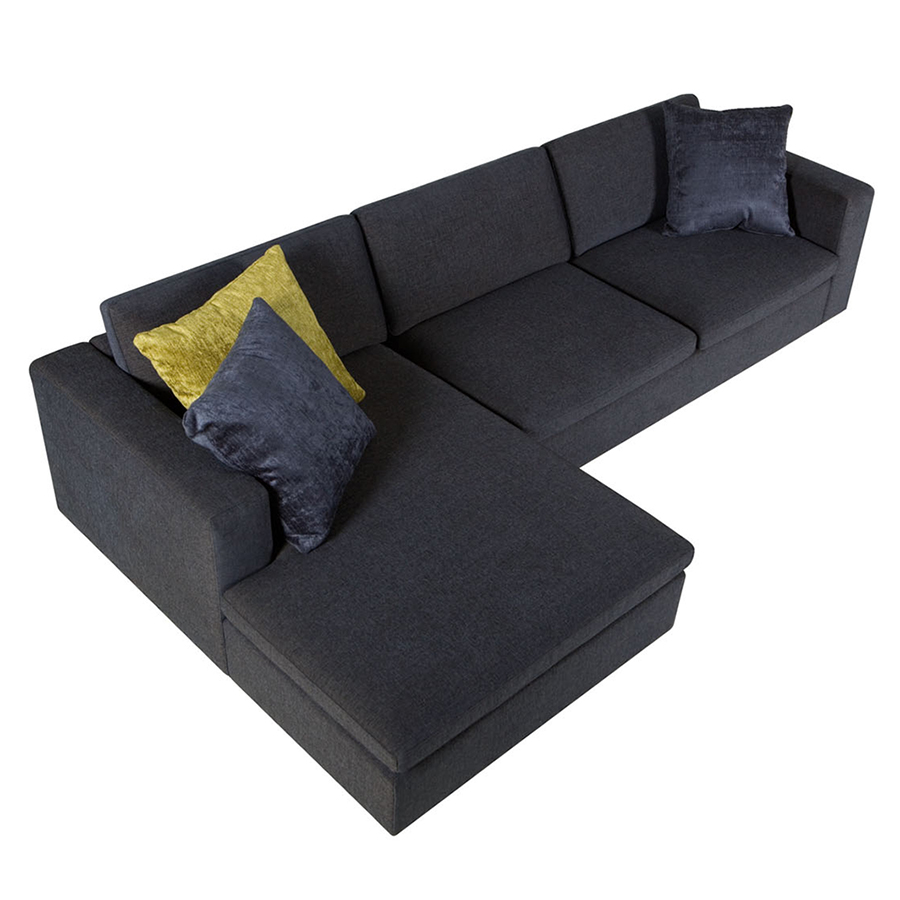 Угловой диван левый VARIO темно-синий Sits S1679 - Вид №7