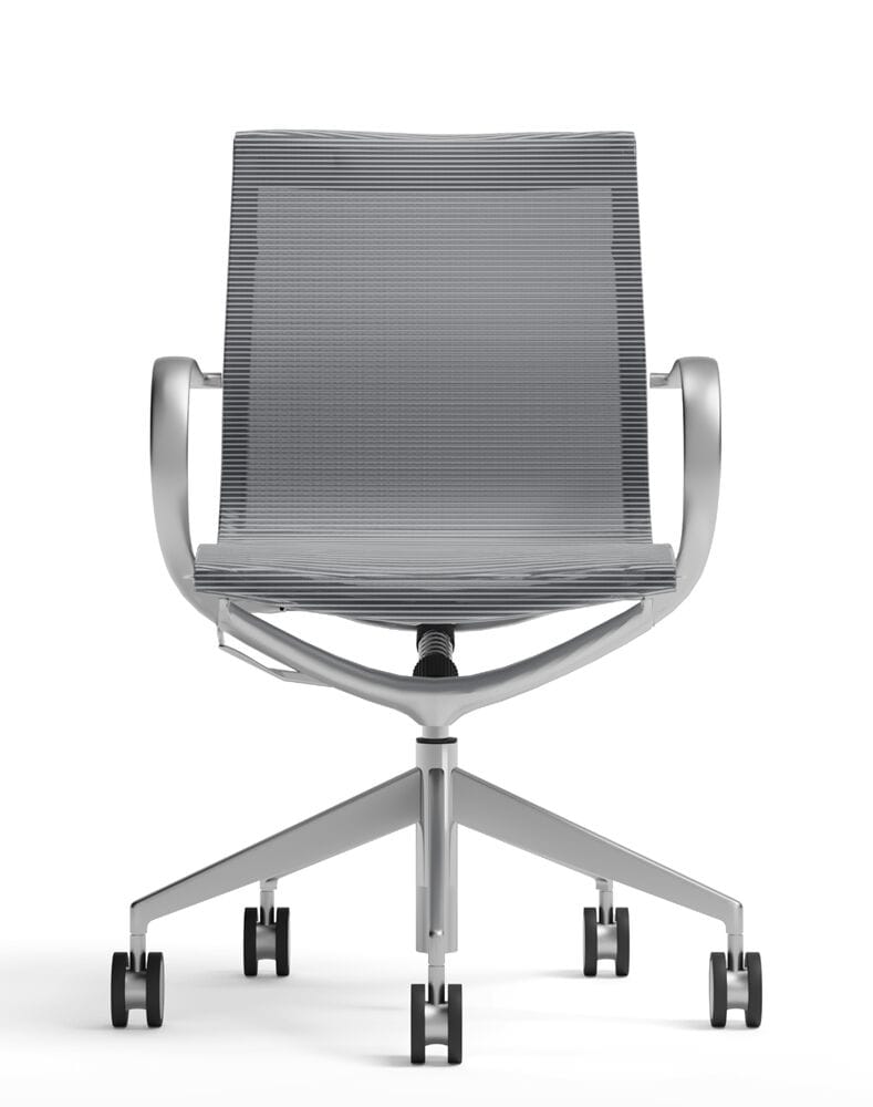 Алюминиевый поворотный операционный стул с колесами WORKSPACE Sterling Mesh ARCH-00018491 - Вид №2