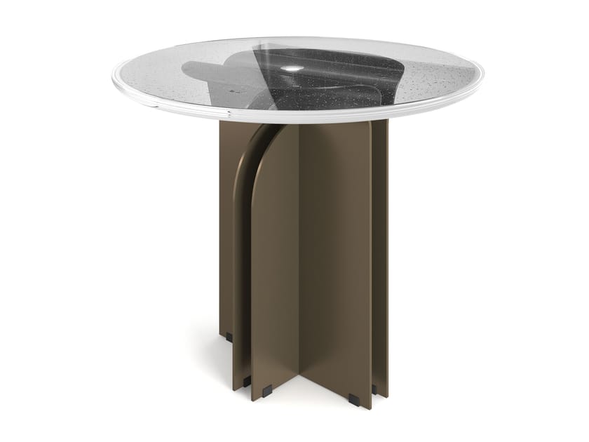 Круглый стеклянный стол Caracole APEX ARCH-00132546
