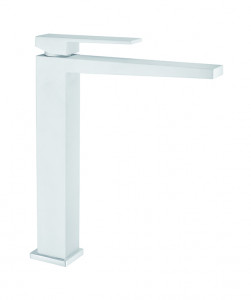 100BB8518 Смеситель для раковины , белый Fiore Kube