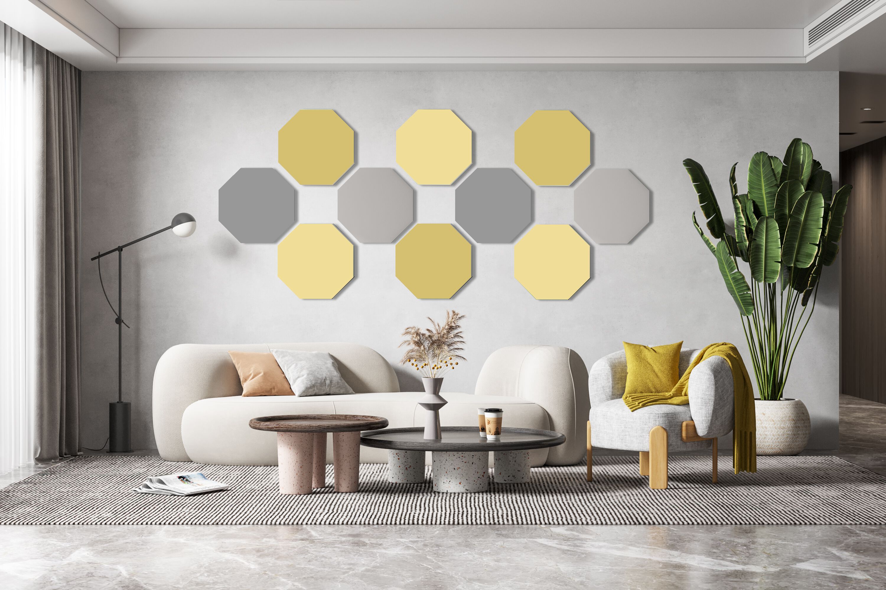 Рециркулированная акустическая панель из полиэфирного волокна Isolspace STYLE ARCH-00112009 - Вид №3