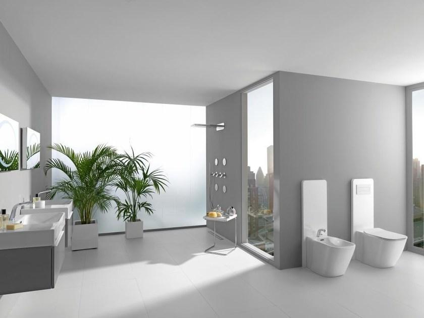 100099987 Приставной унитаз напольный Белый Noken Essence-c Испания - Вид №2