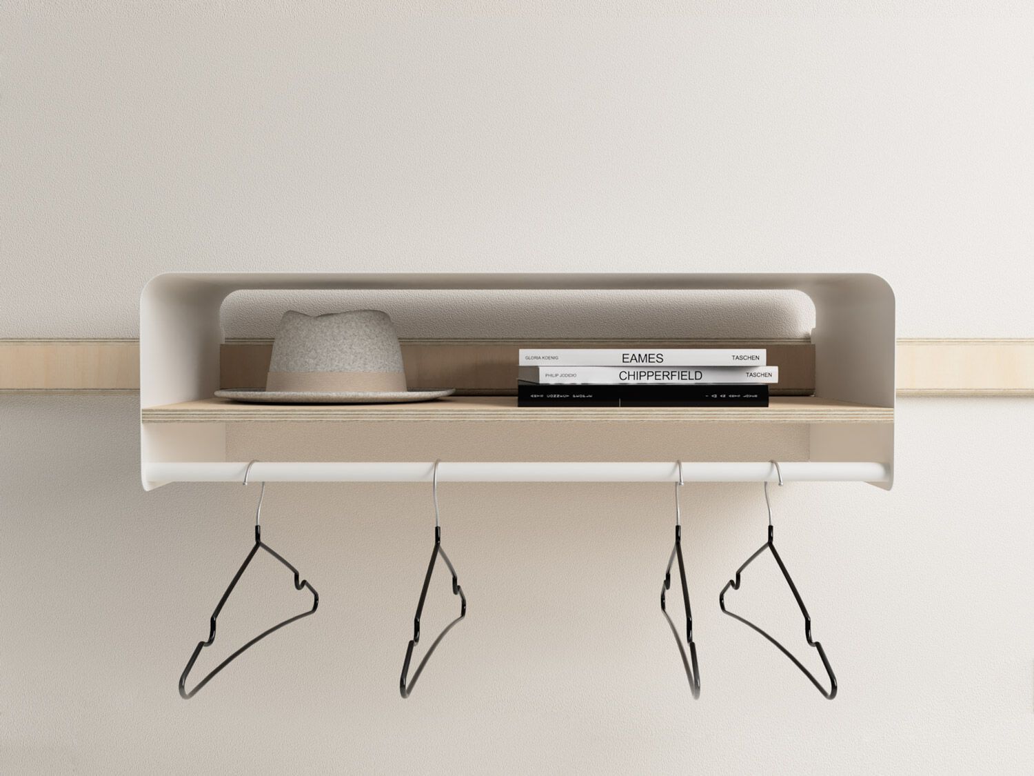 Стальная и деревянная настенная вешалка Variand Furniture A03 ARCH-00057758 - Вид №6