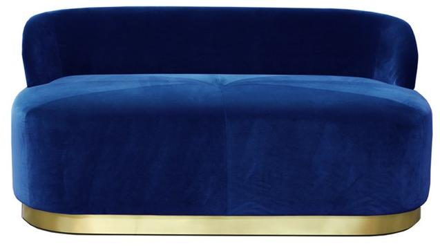Moanne Мягкая бархатная скамья со спинкой Majestic sun-id-1412474 - Вид №3