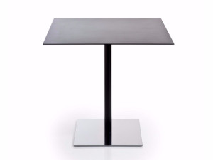 Квадратный стол HPL с основанием для спиц