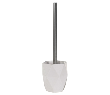 DA33(02) Gedy G-Dalia, напольный керамический ерш, цвет хром - белая керамика