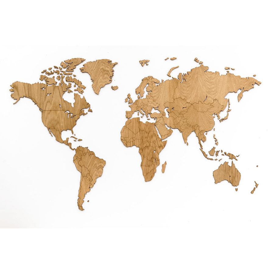 19-10 Карта-пазл wall decoration exclusive, 180х108 см, европейский дуб Mimi 