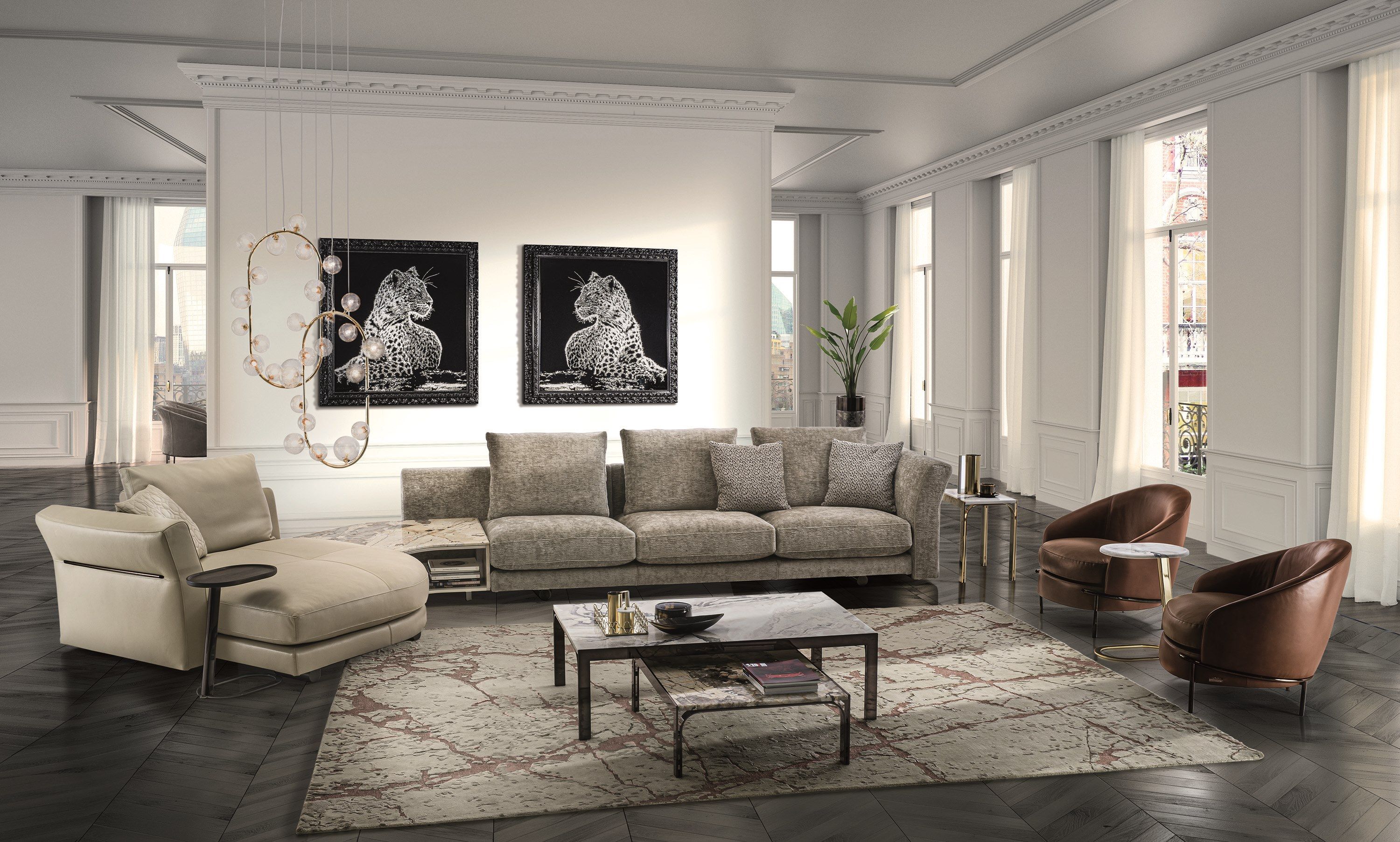 Ткань диван Longhi Loveluxe 2020-Sartoria collection ARCH-00019752 - Вид №3