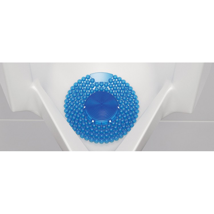 P-SCREEN Marine Musk VECTAIR SYSTEMS P-SCREEN Таблетка для писсуаров с гибкой сеткой - аромат Морской Мускус Синий  - Вид №1