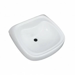 1015118 Подвесная раковина настенная прямоугольная Лобненский Стройфарфор  белая