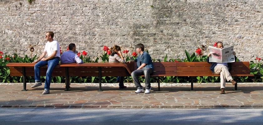 Metalco Деревянная скамейка со спинкой sun-id-1385509 - Вид №1