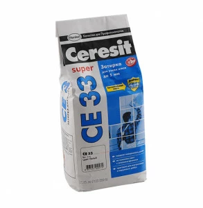 Затирка №1 Super СЕ 33 белая 2кг CERESIT 48585