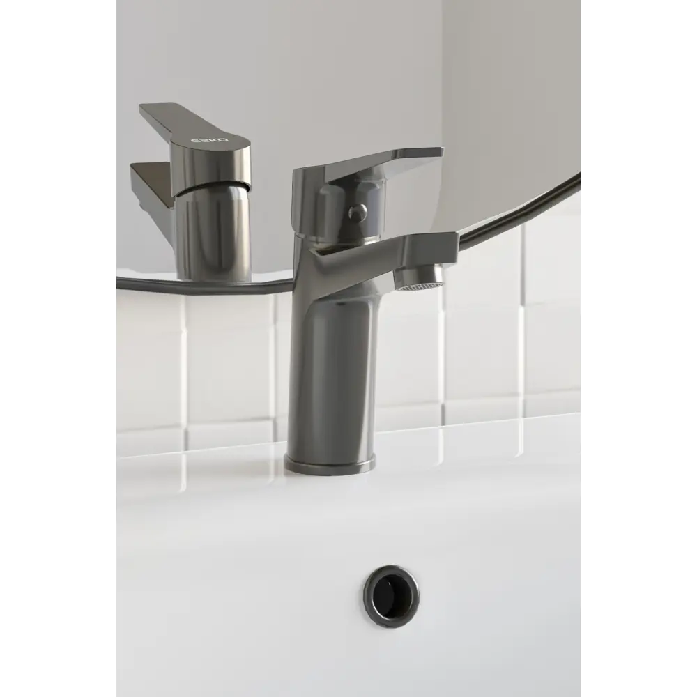 Смеситель ESKO Marburg MB26 для раковины в цвете графит 88491105 Marbyrg STLM-0998052 - Вид №4