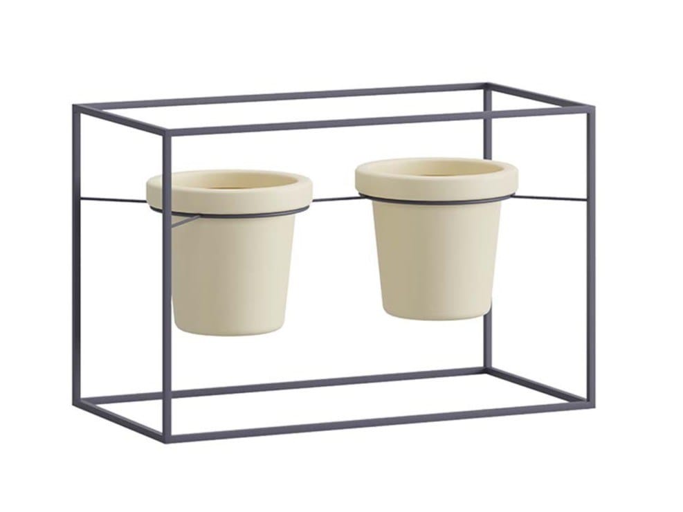 Металлический прямоугольный низкий горшок держатель Ersa GRID ARCH-00151338 - Вид №3