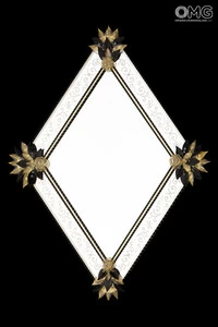 3625 ORIGINALMURANOGLASS Венецианское зеркало Флавио - муранское стекло OMG  см