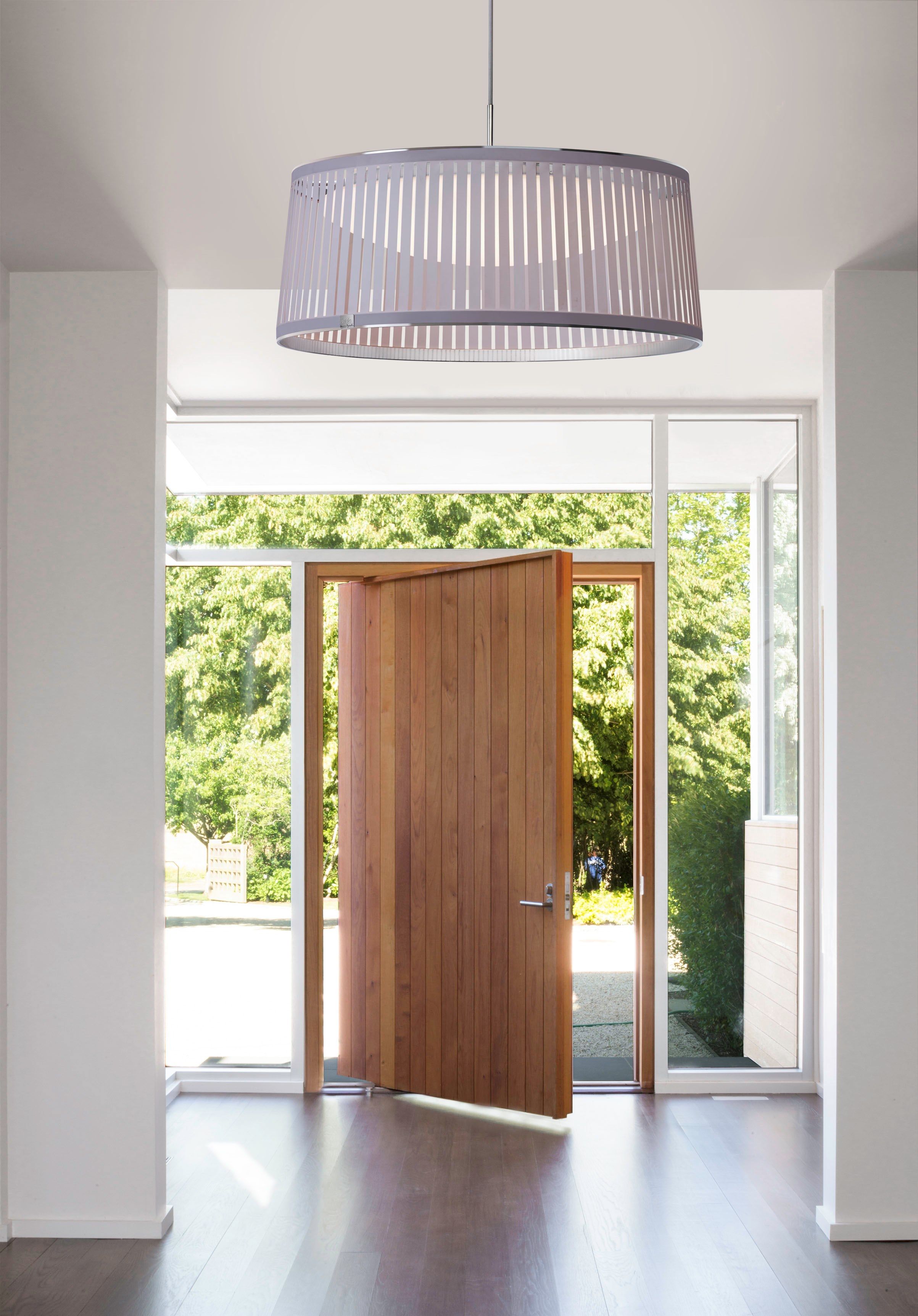 Алюминиевый затемняемый светодиодный подвесной светильник Pablo Designs SOLIS DRUM ARCH-00048651 - Вид №3