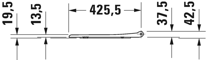 0067710000 Крышка сиденье для унитаза Duravit Starck 3 - Вид №4