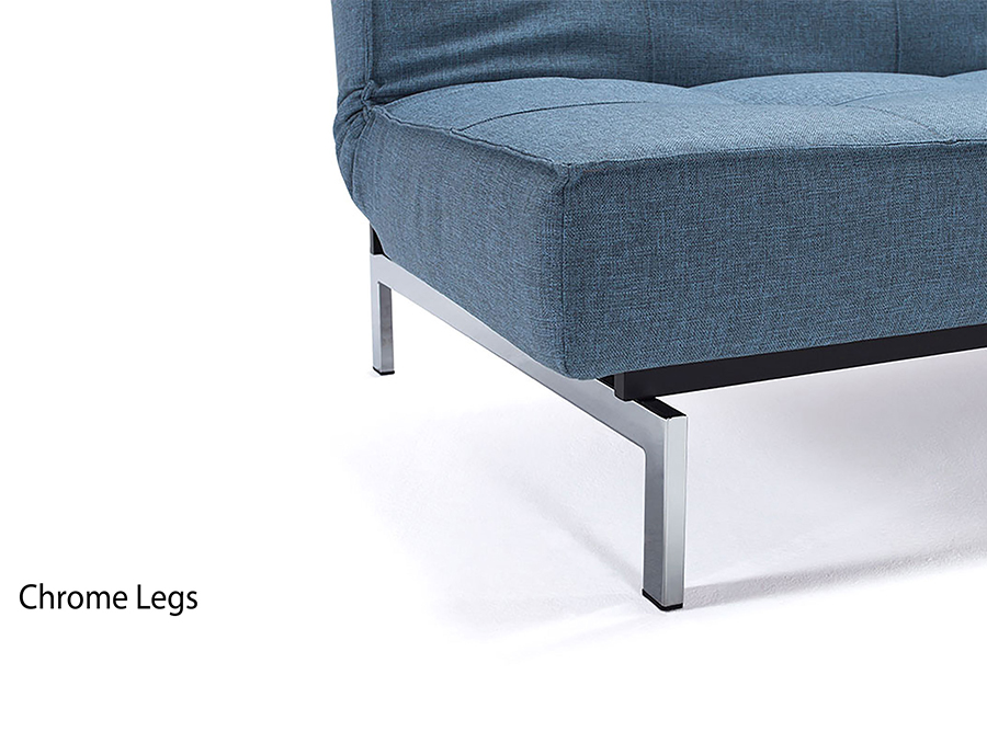 Кресло Dublexo с хромированными ножками и черной рамой, светло-серое Innovation Living DUBLEXOCH1 - Вид №2