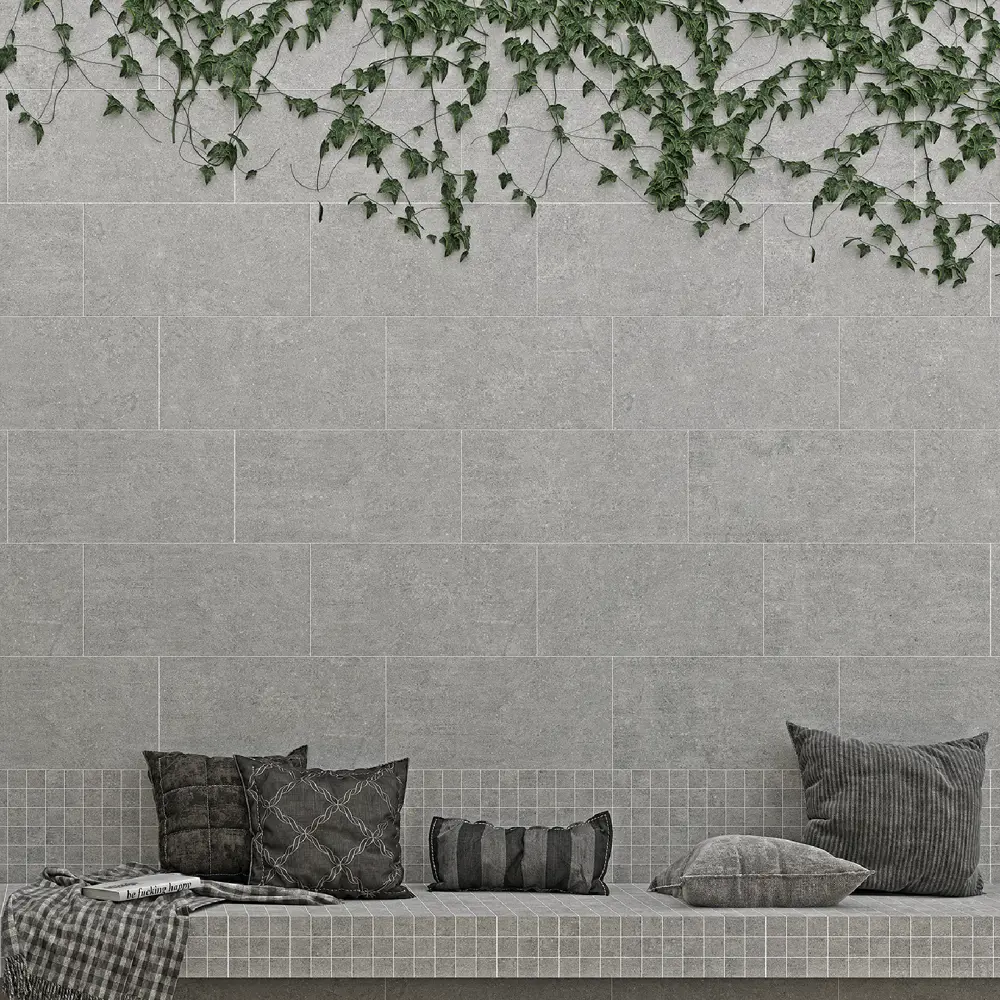Керамогранит Newcon 30x60 см 1.08 м² матовый цвет серебристо-серый Santreyd STLM-2127140