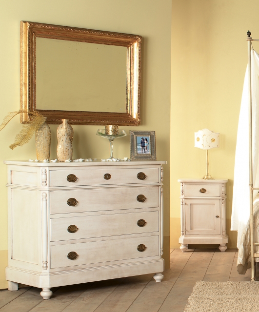 3870 Tifernoit Сгруппируйте комод и две прикроватные тумбочки Zona Notte 