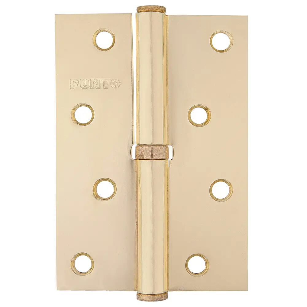 Петля правая Apecs 100x70x3 мм сталь цвет матовое золото STLM-2132956