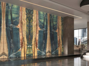 Декоративная панель из алюминия, стекла или ПММА