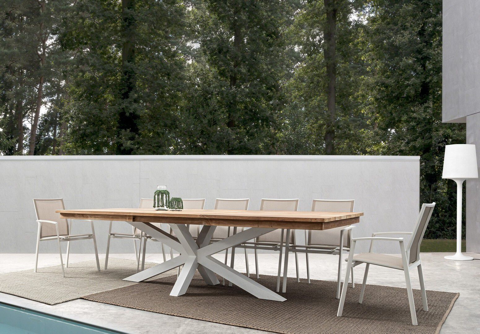 Алюминиевый штабелируемый садовый стул с подлокотниками BIZZOTTO Cruise ARCH-00086262 - Вид №8