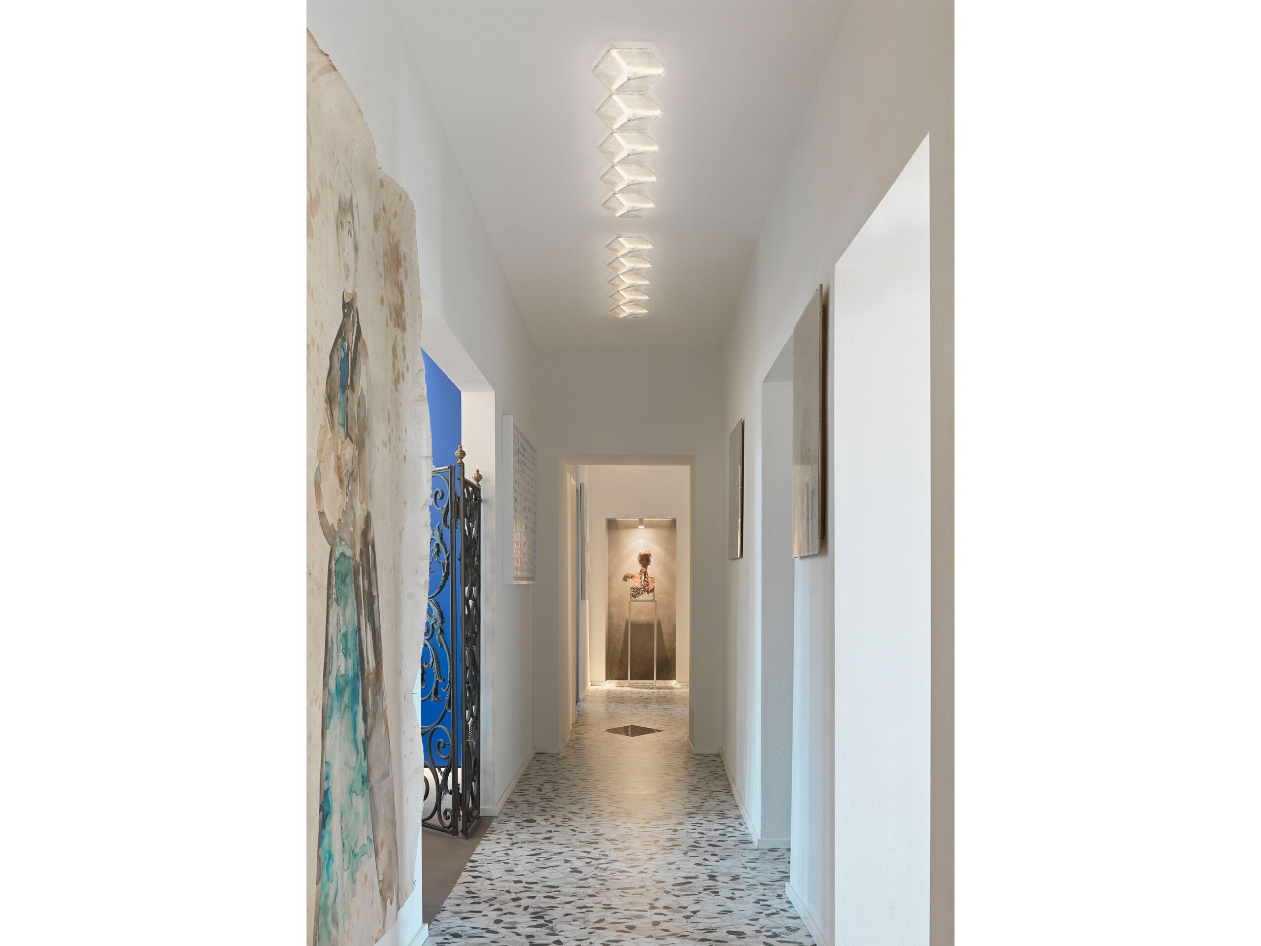 Венецианский Кристалл ручной работы потолочный светильник Barovier&Toso Webb ARCH-00045268 - Вид №1