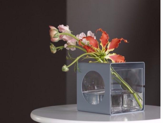 KONSTANTIN SLAWINSKI Ваза из нержавеющей стали и стекла sun-id-1390424 - Вид №2