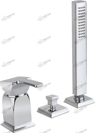 Смеситель на борт ванны однорычажный без излива Cezares LEGEND-BDM-01