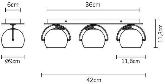 Fabbian Регулируемый потолочный светильник Beluga steel sun-id-1480086 - Вид №3