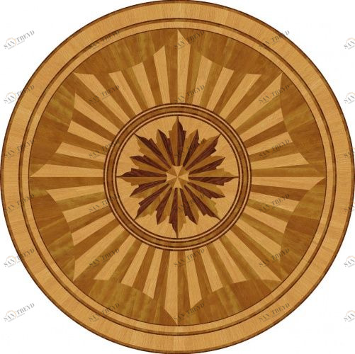 Художественный паркет Da Vinci Розетка 26-034 Дуб Любая на выбор (Гладкая) х1000Радиус мм 260090034