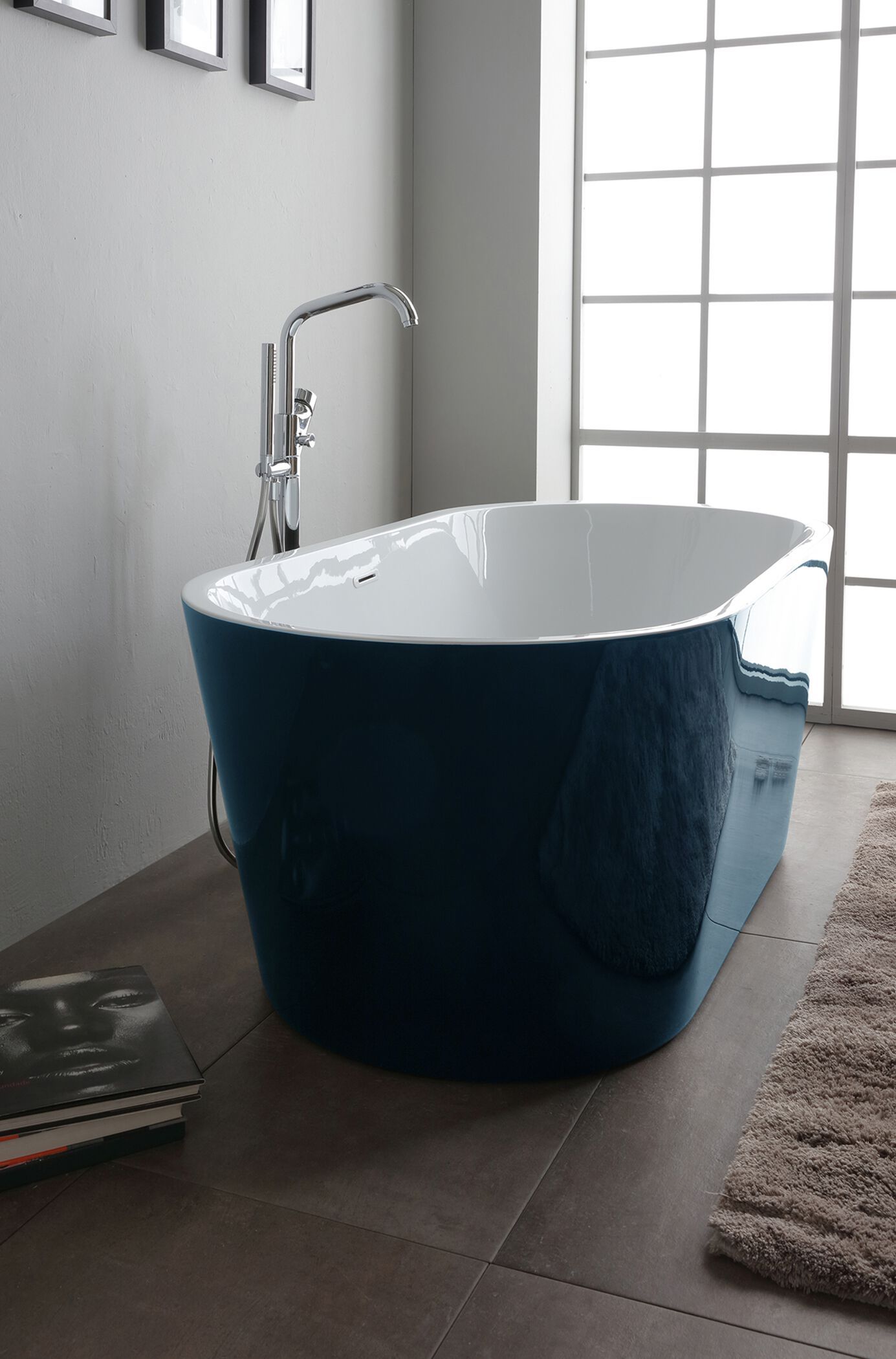 Акриловая овальная центральная ванна Olympia Ceramica трек ARCH-00082716 - Вид №6