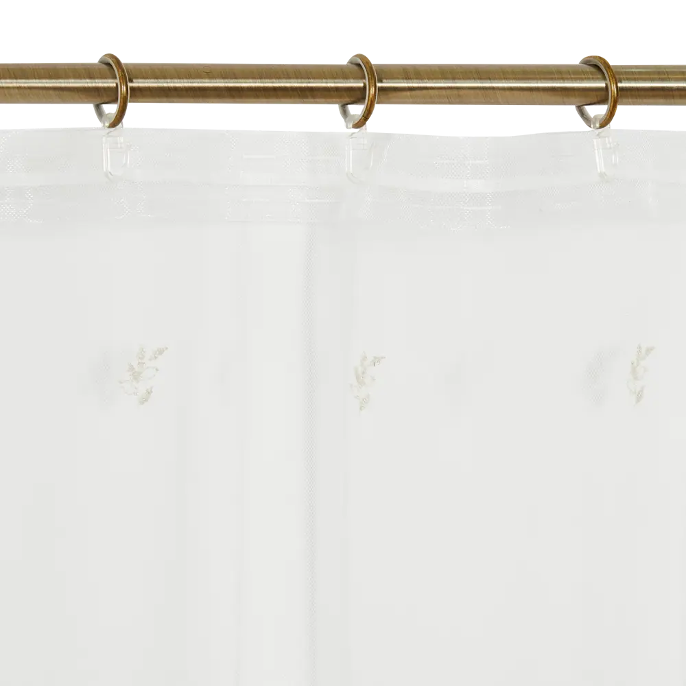 Тюль на ленте Милена 250x260 см цвет золотисто-белый MIAMOZA STLM-2140089 - Вид №6