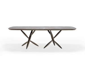 Прямоугольный стеклянный обеденный стол