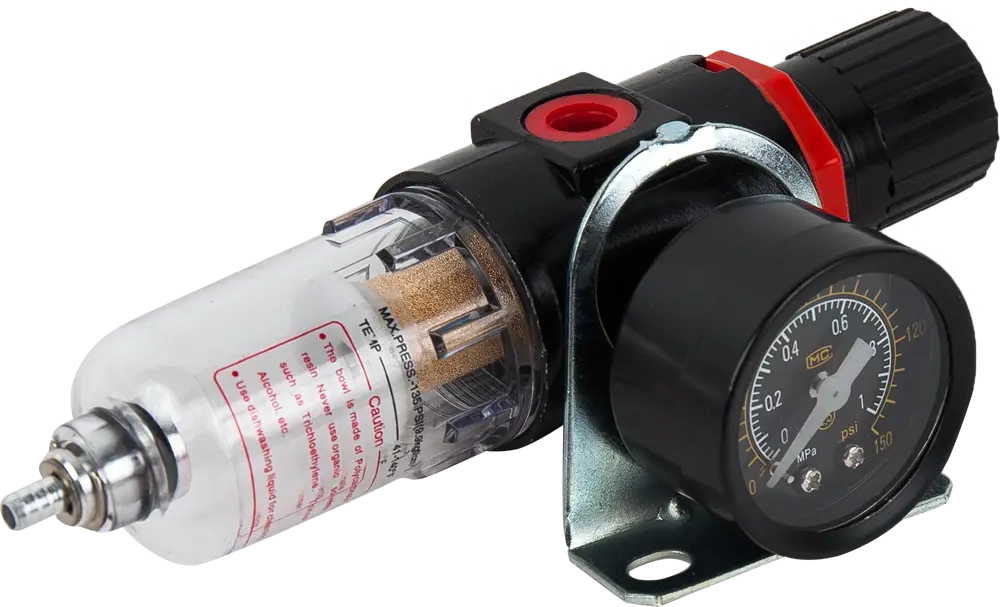 АЭРУС Регулятор давления с фильтром и манометром 1/4'' 15308981