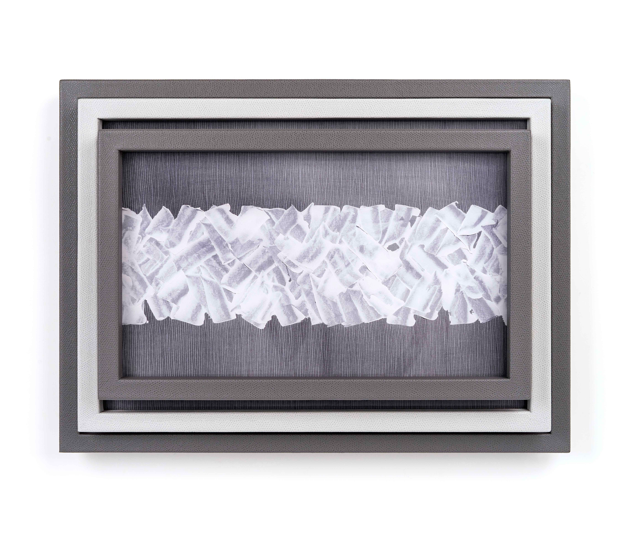 Поднос для заметок - 45X32 см/металл-хром/зернистая кожа_кремовый Pinetti 00.1981.029.027 - Вид №10