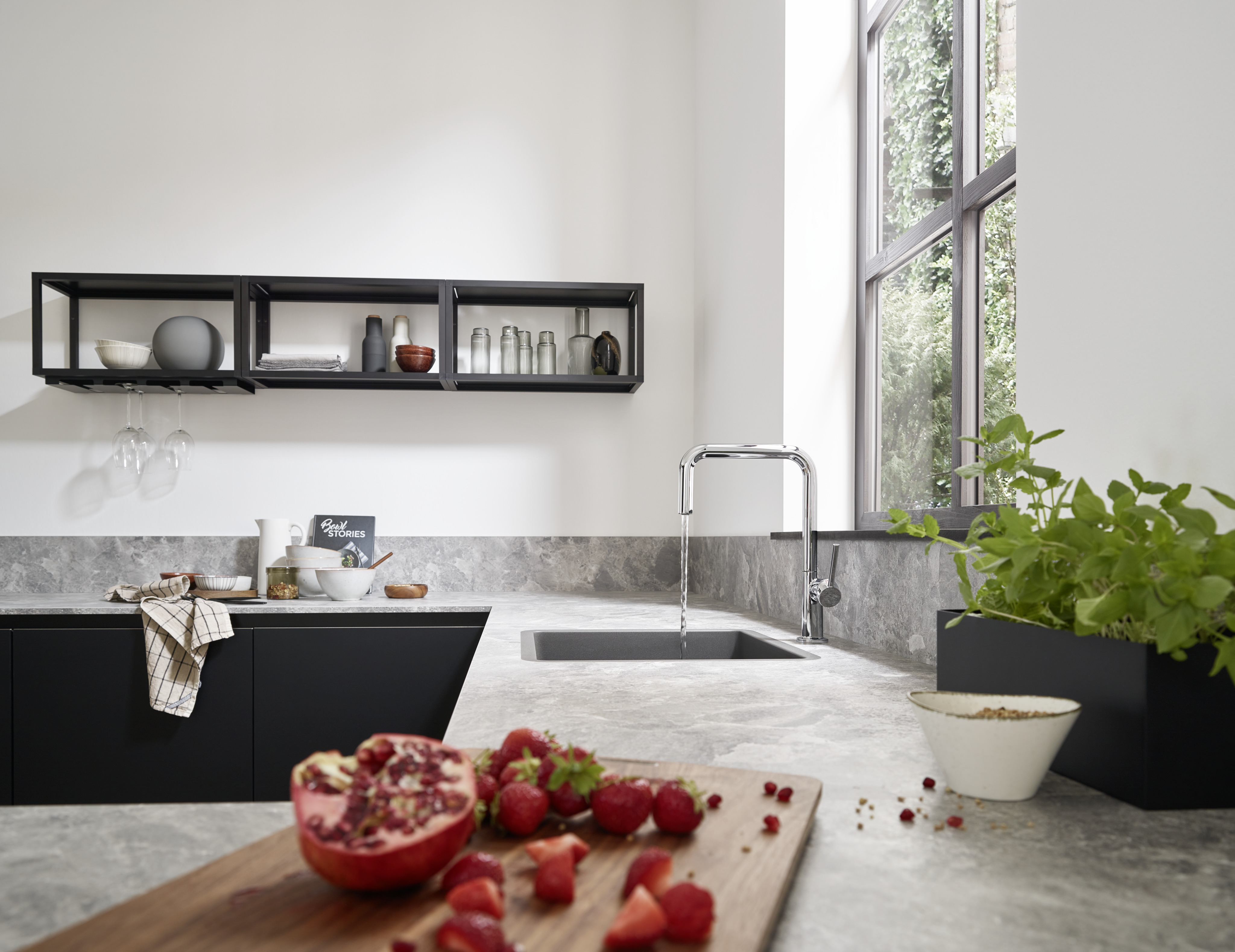 43431170 S51 S510-U450 Подвесная мойка 450 Hansgrohe  - Вид №1