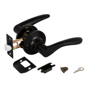 Ручка-защелка Fuaro 620/BL BL-P без фиксатора, цвет черный